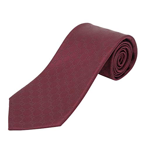 グッチ(GUCCI) ネクタイ 456520 4B002 6166 GGパターン ボルドー 赤 [並行輸入品]