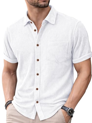 Image of Noble Monk Men's Polyester Regular Fit Solid Casual Shirt |Half Sleeve | |Stylish Shirt