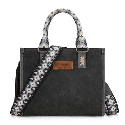 Image of Montana West Wrangler Tote Bag for Women Aztec Western Retro Purse Top Handle Handbags
