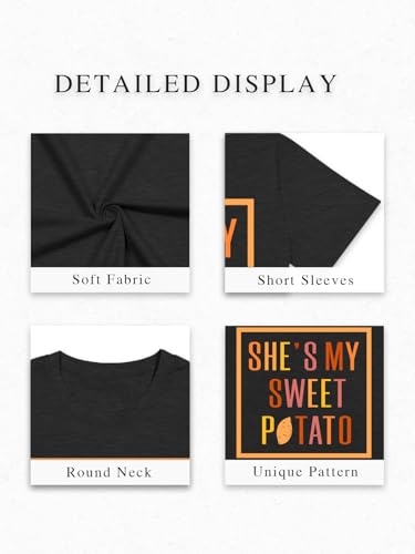Shes My Sweet Potato I Yam Shirts His and Hers Matching Outfits Couples Thanksgiving Shirt4