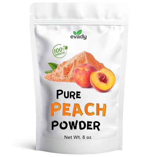 Peach Powder 8 oz, Natural Peach Powder for Baking, Tea, Glaze, Yogurt, Smoothie, Ice Cream