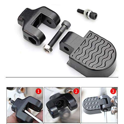 CLISPEED 1 Pair Bicycle Rear Pedals Foot Rest Bike Pegs Foot Pedals for Mountain Cycling