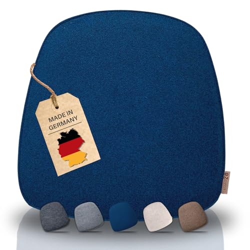 kontor28 - nachhaltiges Sitzkissen Stuhl Komfort, handgefertigt Made in Germany, 39 x 40 cm aus upcycling rPET Filz, Sitzauflage mit Polsterung - Outdoor geeignet & waschbar, Ozean 1er Set kontor28 - nachhaltiges Sitzkissen Stuhl Komfort, handgefertigt Made in Germany, 39 x 40 cm aus upcycling rPET Filz, Sitzauflage mit Polsterung - Outdoor geeignet & waschbar, Ozean 1er Set