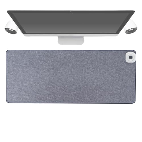 Alfombrilla para teclado con calefacción, almohadilla térmica para escritorio - Estera de mesa con calefacción de temperatura ajustable,Calentador de escritorio de mano, alfombrilla calefactora con pa