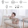 DM221 Audio Baby Monitor, 1000ft Range, Vibrating Sound Alert, Talk Back Intercom, Night Light, Noise Detection, Two Way Intercom, Point to Point (U.S.