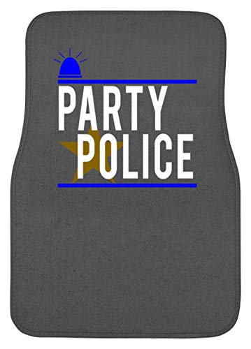 Party Police - Party Polizei Lustiges Motiv - Party Aufpasser Security Sicherheit Obacht - Automatte