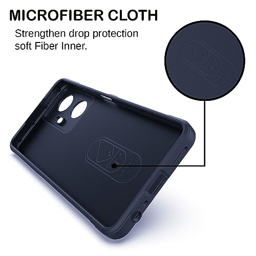Image of Amazon Brand- Solimo Basic Case for Realme C55 4G (Silicone Dark Blue)