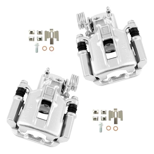 Image of cciyu Rear Left & Right Brake Calipers Assembly w /Bracket 18B4825A 18B4824A 1994 1995 1996 1997 1998 1999 2000 2001 2003 2004 For Ford For Mustang