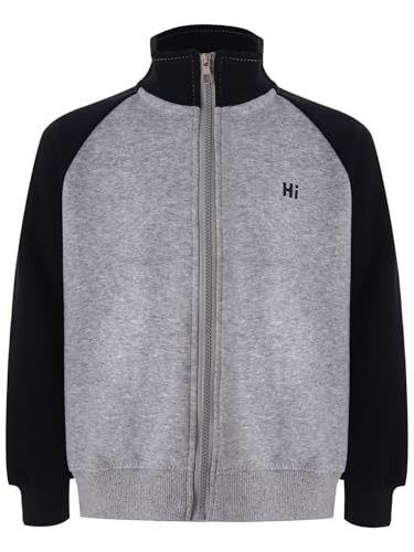 Jugaoge Kids Boys Girls Long Sleeve Jacket Casual Zip Up Jacket Workout Running Active Sweatshirts Outwear