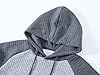 YuKaiChen Men's Hoodies Pullover Hooded Sweatshirts Long Sleeve Patchwork Plaid Jacquard Drawstring Casual Hoodie with Pockets Lightgrey Grey 5XL #3
