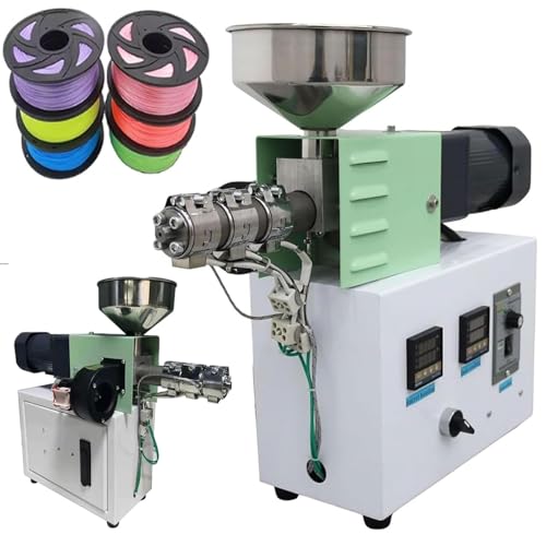 Wytłaczarka filamentu do drukarki 3D, maszyna biurkowa do ABS, PLA, PETG, TPU, TPE - 0,01-0,5 kg/h pojedynczy pręt śrubowy do drukowania materiałów eksploatacyjnych