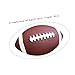 Lljsszr American Football with Inflator Pump Portable Sport Equipment Soft Training Football Competition Ball for Sports Training, 69.5cm to 71.5cm