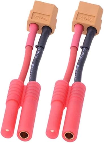2�� XT60 XT-60 ���X - HXT 4MM �I�X �u���b�g �R�l�N�^�[/�A�_�v�^�[ RC ���| �o�b�e���[ RedCat Racing and Exceed RC�p