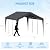 12x20 FT Heavy Duty Carport, Outdoor Portable Car Canopy Garage, Galvanized Steel Frame, UV-Resistant Waterproof PE Tarp Shelter for Vehicles, Boats, RVs, Driveway Carport, Gray
