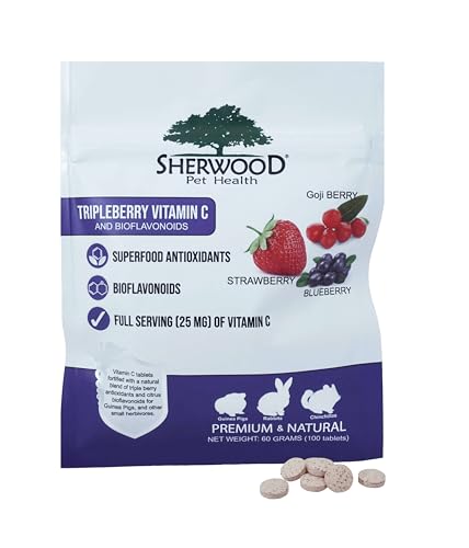 Sherwood Pet Health 3Y-DIYM-AT7P Tripleberry Vitamin C And Bioflavonoids By Sherwood Pet Health  cover