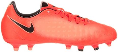 NIKE Kids Jr Magista Opus II FG Total Crimson/Black Soccer Cleat 5