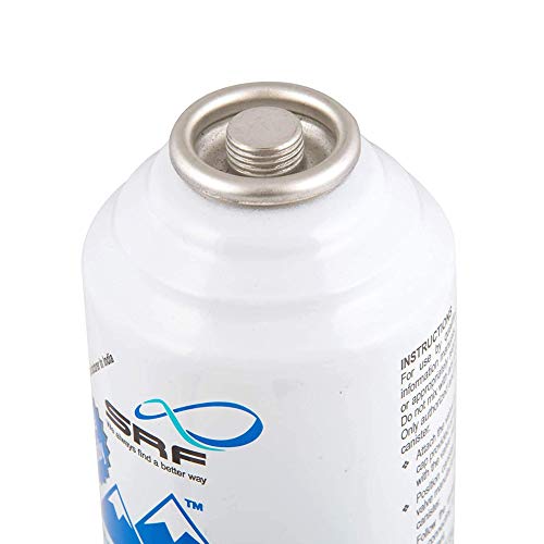 Image of R-134 Gas Can Combo Set for Refrigerator Car Comes with (1 Gas CANS) 1 Valve | 2 Hose Pipes | 1 Single Gauge Manifold