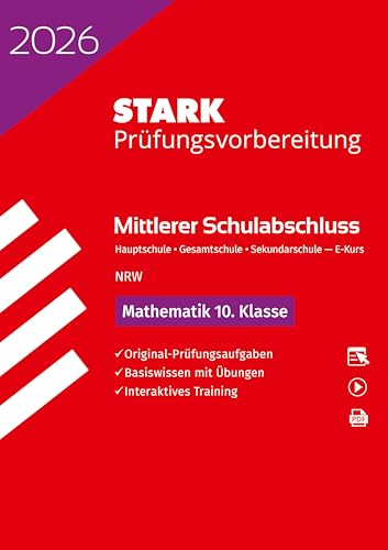 STARK Mathematik E-Kurs - Mittlerer Schulabschluss (MSA) 2026 NRW Hauptschule/Gesamtschule/Sekundarschule - Prüfungsvorbereitung (Abschlussprüfungen)