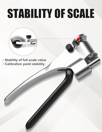 Image of Webster Hardness Tester Metal Hardness Tester Handheld Hardness Tester with Measuring Scope 0-20HW Portable Hardness Tester Test Hardness of Aluminum Brass Copper Stainless Steel (Model W-20)