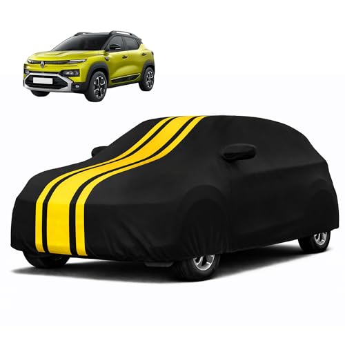 Image of Autofy Car Cover Waterproof CARIZMA for Renault Kiger [Year 2021 Onwards] - Kiger Car Cover Dust & UV Protection Kiger Car Body Cover with Mirror Pocket Soft Cotton Lining
