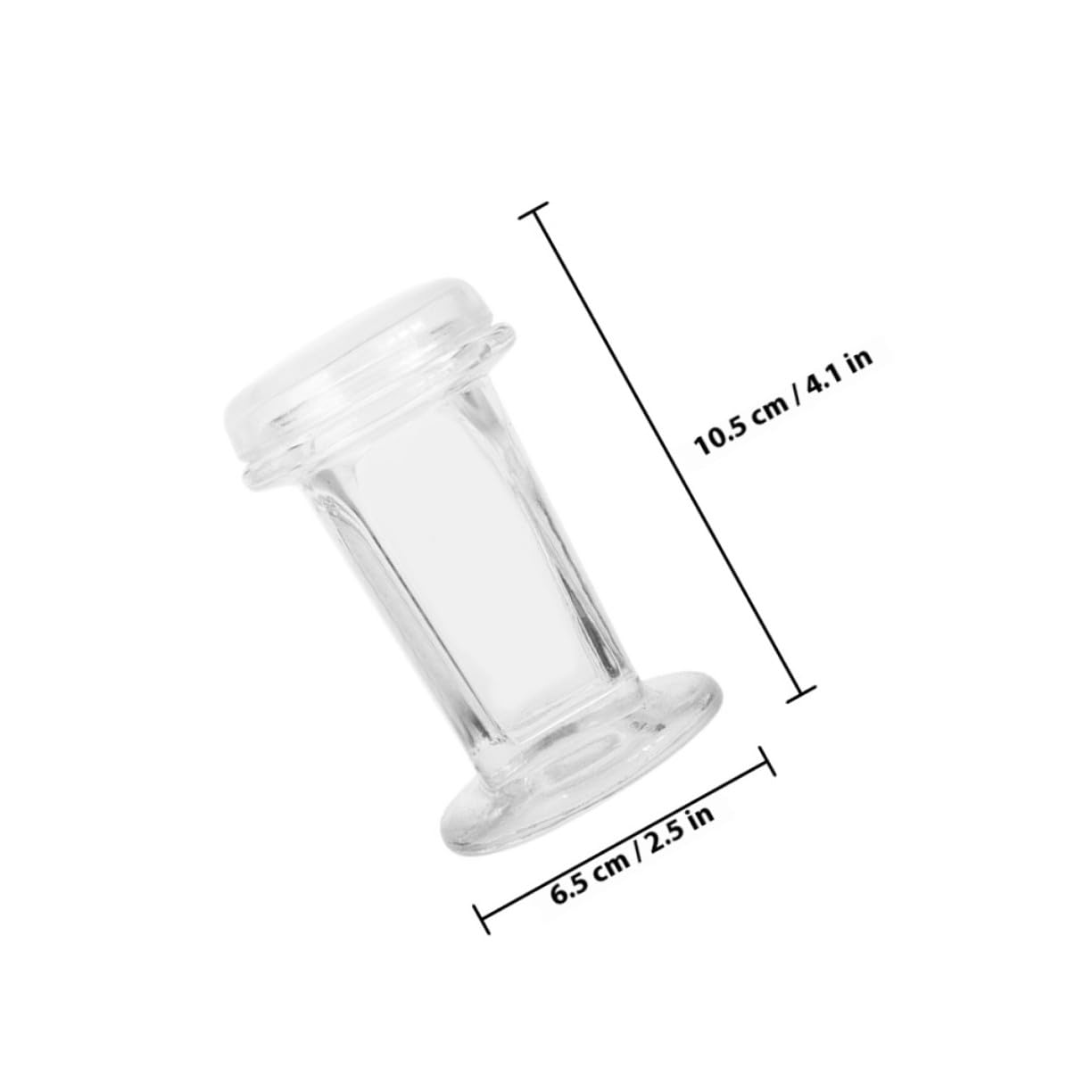 Frascos De Tinción De Vidrio Transparente Para Laboratorio, 2 Unidades Para Teñir Portaobjetos, Capacidad Para 5 Portaobjetos, Material Vidrio Resistente y Uso Profesional Científico
