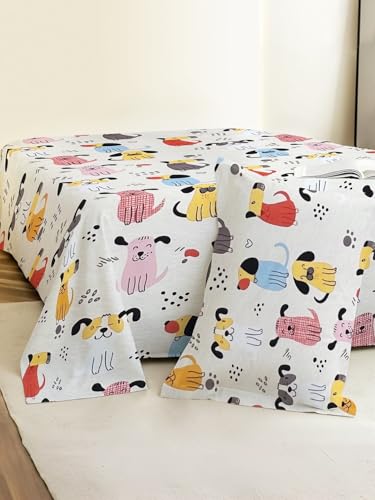 Image of Weave & Decor Kids Dedsheets Single Bed 60x90 Inches with 1 Pillow Cover 20x30 inch, Cotton Blend, Soft & Lightweight.