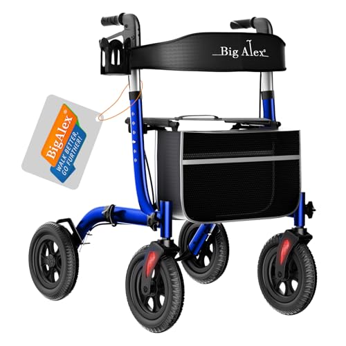 Déambulateur Rollator Pliable à 4 Roues | Panier Multi-Usage