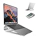 Sausire Support Ordinateur Portable, Support PC Portable de Refroidissement de Laptop Stand en Alliage d'Aluminium Portatif - Antidérapant Ventilé Support pour Macbook Pro Support Mac