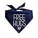 Free Hugs Triangle Dog Bandana (Assorted Colors)