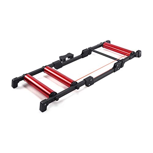 Soporte de entrenamiento de rodillos para bicicleta, plataforma estable para entrenamiento de ciclismo en interiores, compatible con la mayoría de bicicletas de carretera