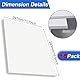 STARVAST 16 Stück Schaumstoffplatte A3 Weiß, Foam Board Dicke 5mm Rechteckschaum PVC-Blatt Poster Board Mount Board für Basteln, Modellieren, Kunst, Display, Schulprojekte (420MM×297MM)