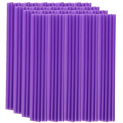 100 pitillos de plástico flexibles y coloridos miniatura 2