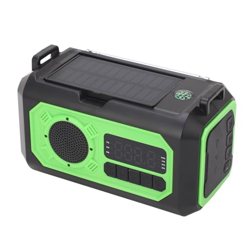 Radio d'urgence 12000mAh solaire pour panne de courant et camping