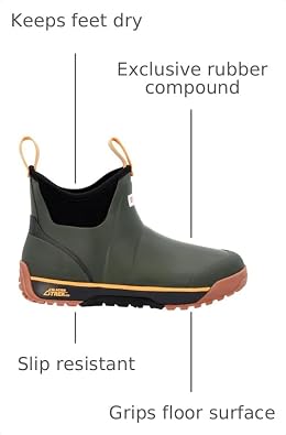 Xtratuf Men's Ice 6 Inch Rubber Ankle Deck Boot
