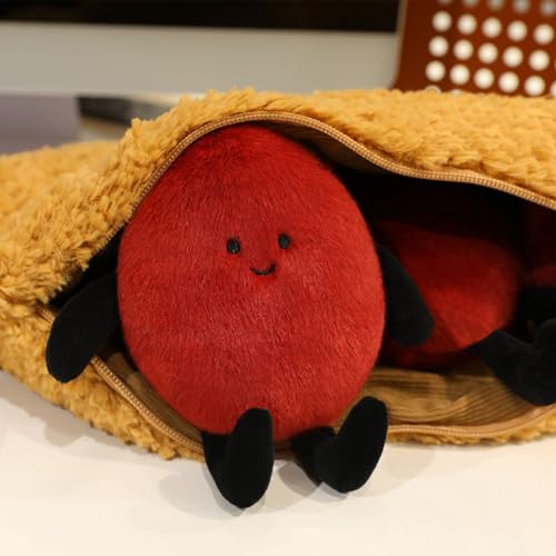 Coussin en forme de noix peluche décoration salon et chambre
