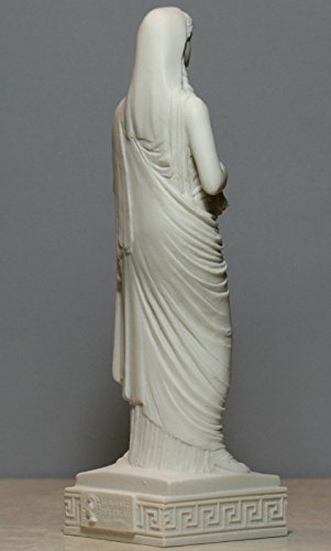 Demeter Ceres Harvest Fertility Goddess Greek Alabaster Statue Sculpture 9.84 Inches #TOP4