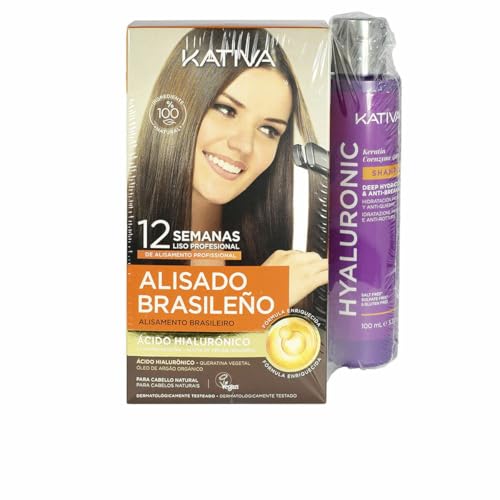 Kativa Profesional Alisado Brasileã‘O Hyalurã“Nico Estuche 7 Pz