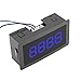 FTVOGUE Auto Digital Counter LED Digital Display 4 Digit 0-9999 Up/Down Plus/Minus Panel Counter Meter with Cable(Blue)