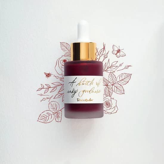 Tom’s Studio Calligraphy Ink, English Red Rose, 30 ml