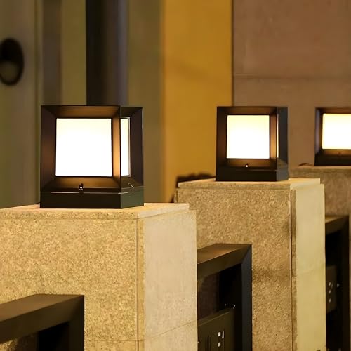 Image of twixle Gate Light for Home gate /gate lamp /gate Lamps for Outdoor Waterproof /gate Light /gate Pillar Lights for Outdoor for Stairs, Boundries, Pillar, Garden (China)(Bulb Not Included) (Pack of 1)