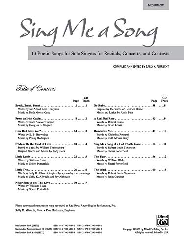 Sing Me a Song: Low Voice - Image 2