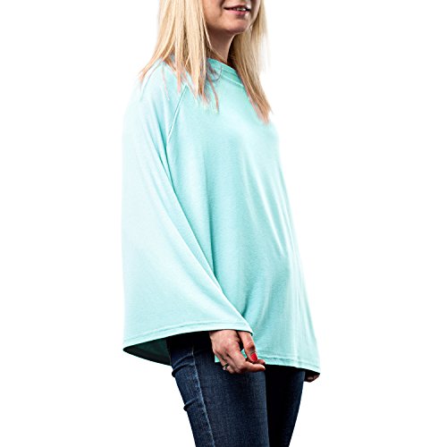 Baby Stilltuch/Stillschal PinkMausi  Multi-funktional, Weich & Atmungsaktiv (Minzgrün)