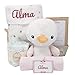 Pingu de Mababy | Canastilla Bebe | Regalo Original Recien nacido | Cesta de Bebe Personalizada | Set regalo Bebe (Rosa)