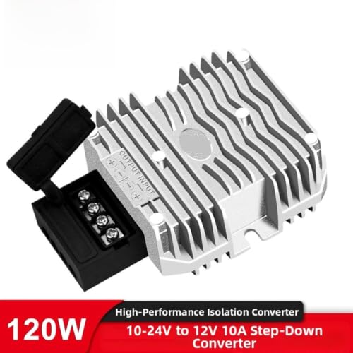 Convertisseur CC 24V vers 12V 10A pour alimentation auto