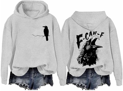 Funny Sweatshirt & hoodie Black Crow Shirt for Women Men Sarcastic T-Shirt Sarcastic Saying Gift