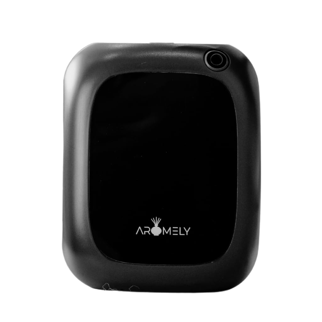 Aromely Difusor inteligente de aroma de aromaterapia nebulizante Bluetooth, difusor de aceites esenciales para el hogar, spa y oficina, difusor de aroma sin agua, ambientador perfecto controlado por