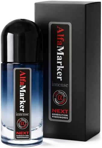 Pheromone Cologne for Men Spray Intense. Pheromones Infused Perfume for Men. Long Lasting Formula. Premium Scent Travel Size 0.66 Fl Oz (20ml)