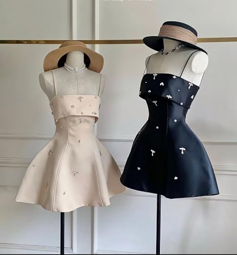 Sparkly Beaded Mini Homecoming Dresses for Women A-Line Spaghetti Straps Prom Cocktail Party Gowns Short2