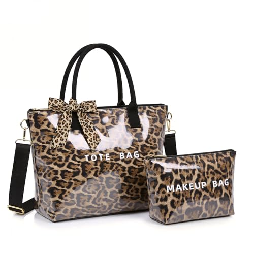 Bolso Tote Valentoria PVC para Mujer 2Pzs miniatura 1