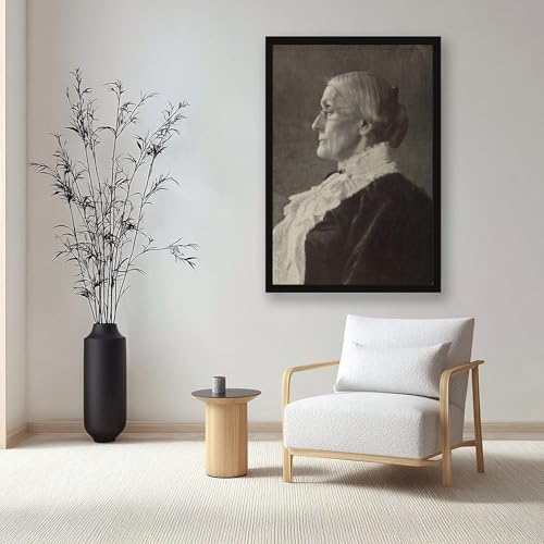 Impression sur toile Susan B Anthony tableau civil pour bureau 40x61cm